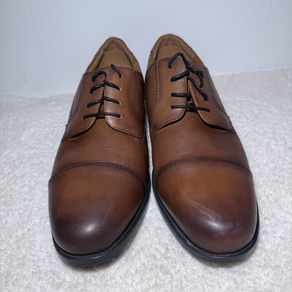 Florsheim Comfortech Men’s brown leather dress shoes 12138-221 Size 12 D